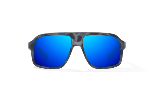 Cocho Matte Dark Blue Camo with Blue Mirror Glass Lenses