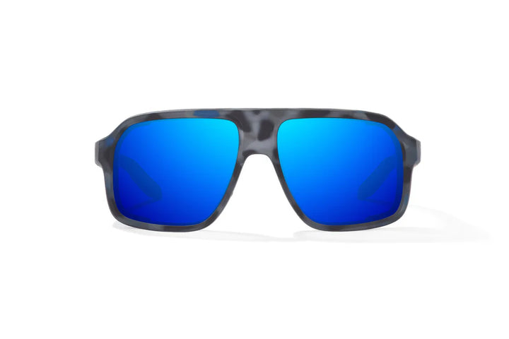 Cocho Matte Dark Blue Camo with Blue Mirror Glass Lenses
