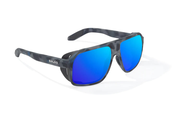 Cocho Matte Dark Blue Camo with Blue Mirror Glass Lenses