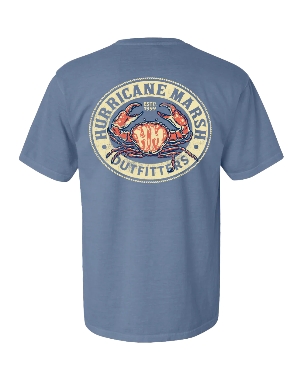 The Coastal Crab Tee - Blue Horizon