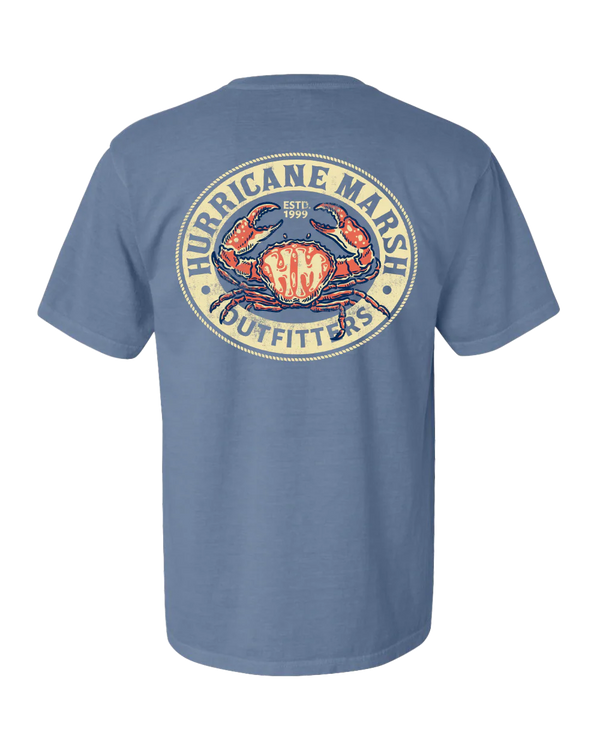 The Coastal Crab Tee - Blue Horizon