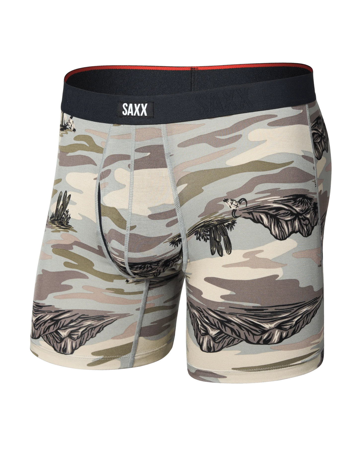 Vibe Xtra Soft Comfort Everyday Boxer Brief 6" - Scenic Desert