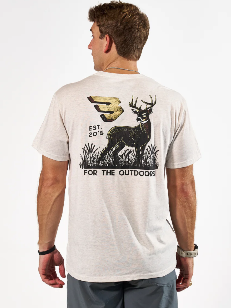 For The Outdoors SS Tee - Oatmeal