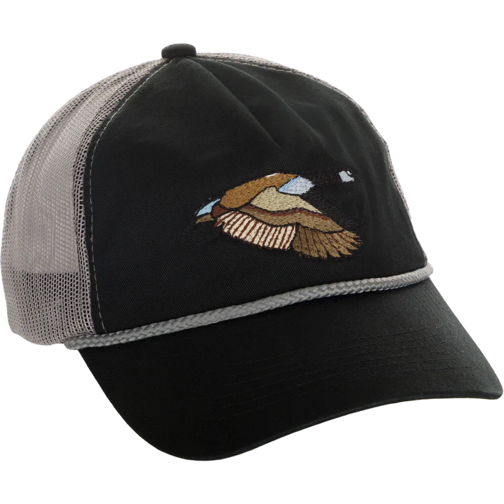 Retro Duck Patch Cap - Black/Grey