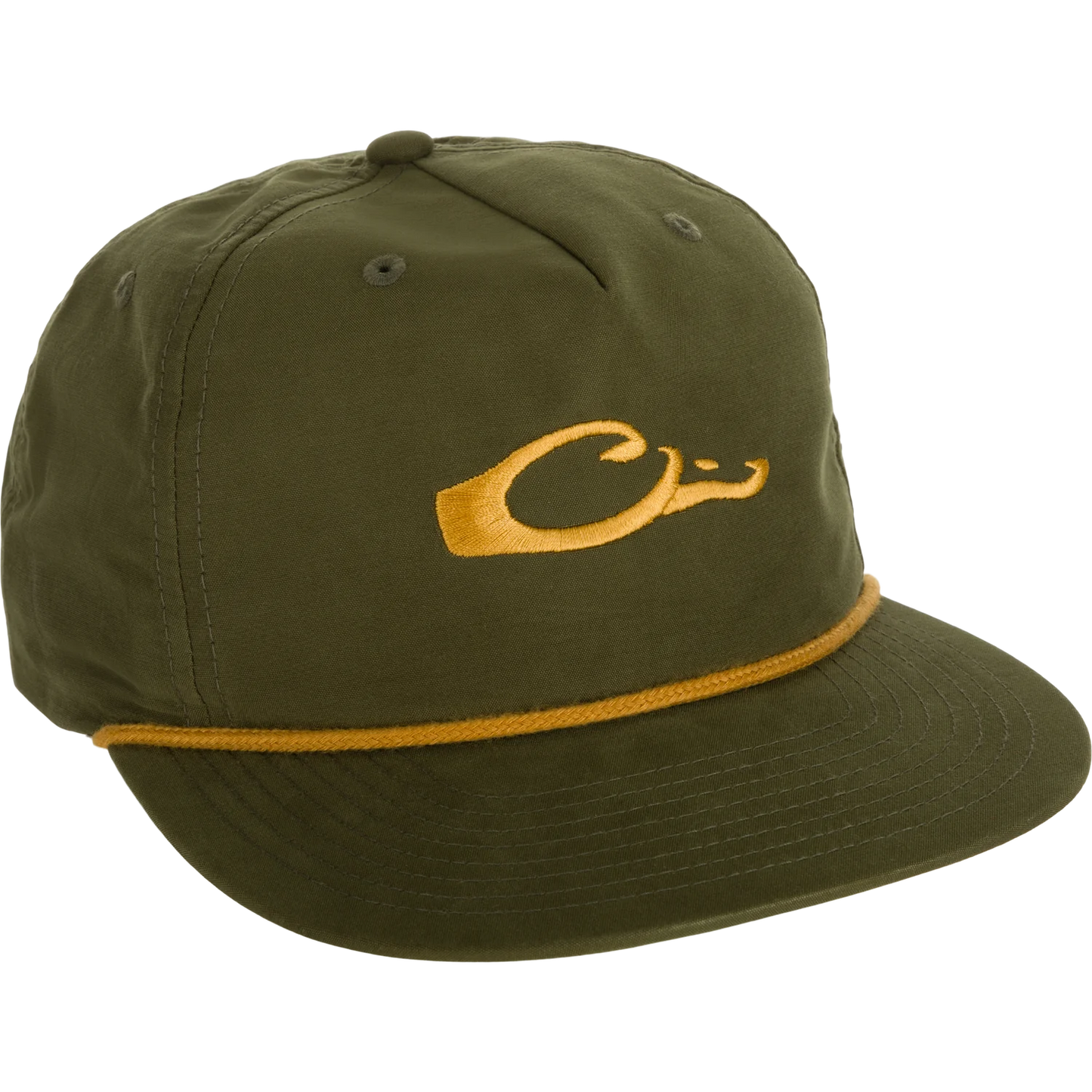 Drake Logo Rope Hat - Loden/Gold