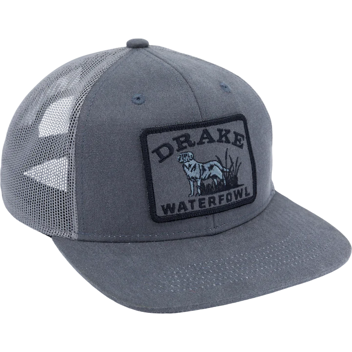 Dog Patch Mesh Back Cap - Dark Grey