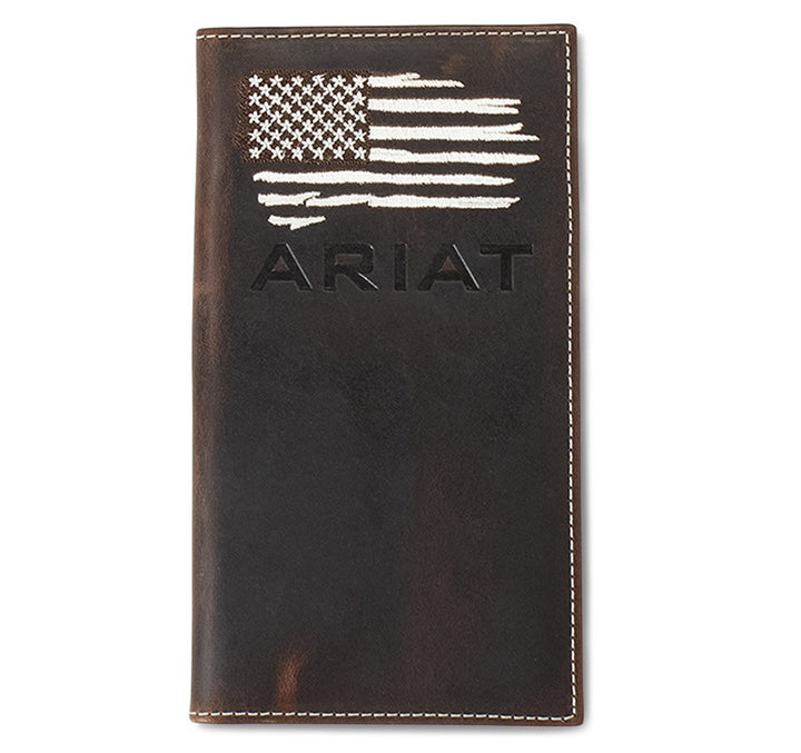 Distressed American Flag Rodeo Wallet