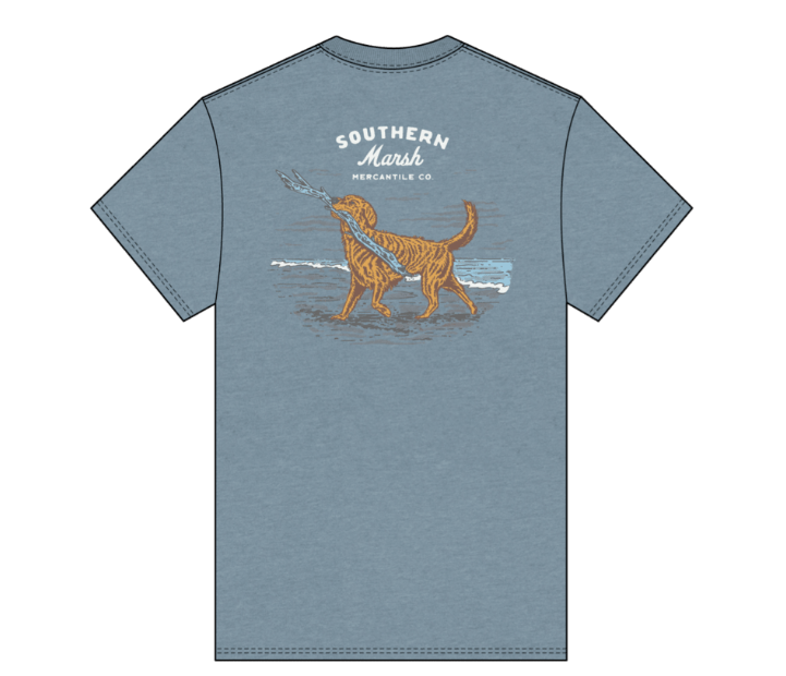 Youth SEAWASH Tee - Good Boy, Big Stick - Galicia Green