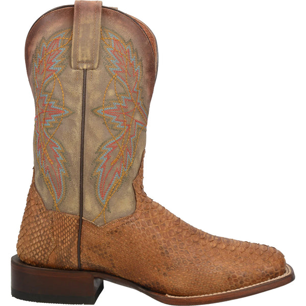 Dry Gulch Tan Python Boot