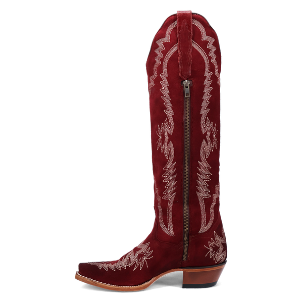 Marlowe Leather Boot - Red