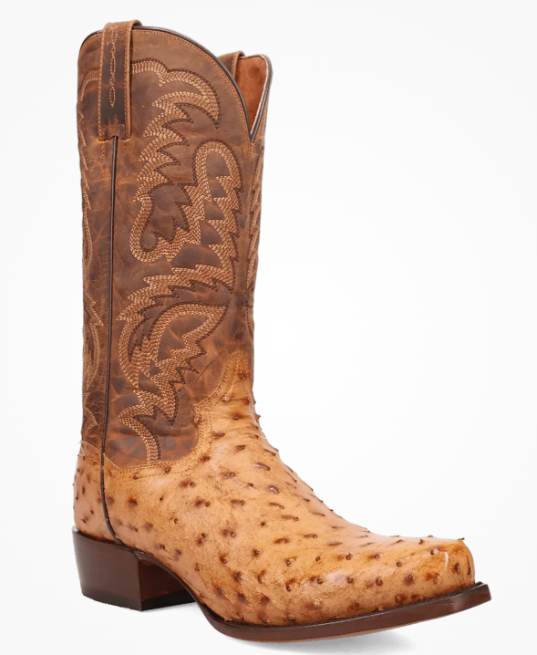 Marco Full Quill Ostrich Boot Saddle