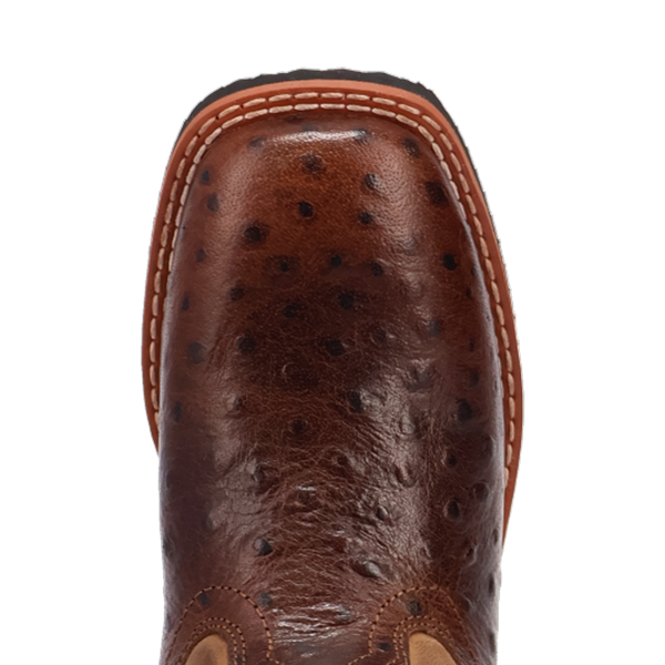 Jet Childrens Ostich Print Boot - Chocolate