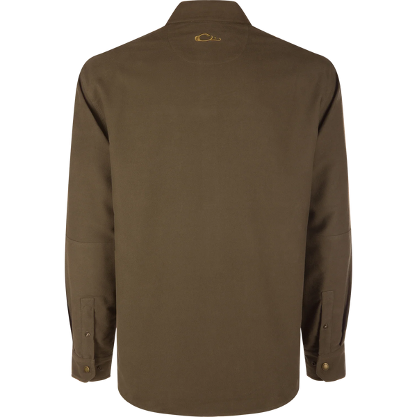 Delta Moleskin Shirt Jacket - Crocodile Brown
