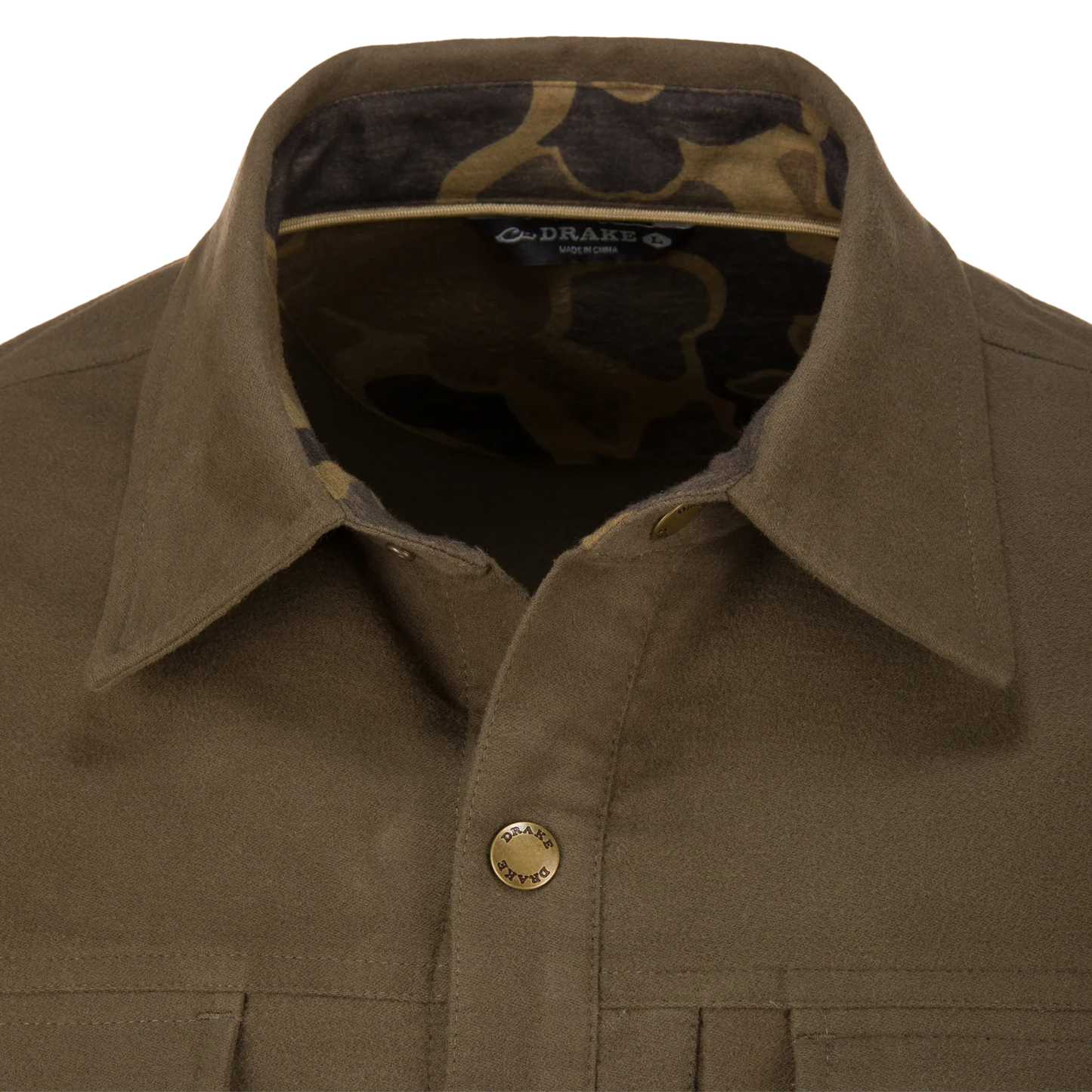 Delta Moleskin Shirt Jacket - Crocodile Brown