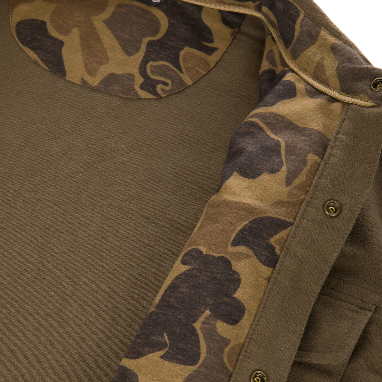 Delta Moleskin Shirt Jacket - Crocodile Brown