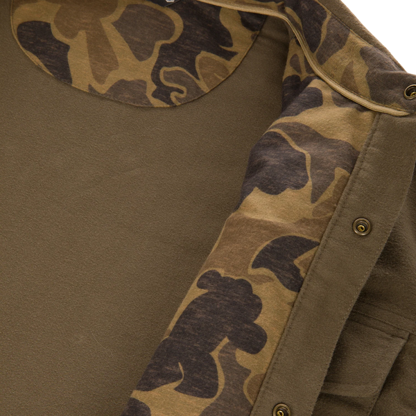 Delta Moleskin Shirt Jacket - Crocodile Brown