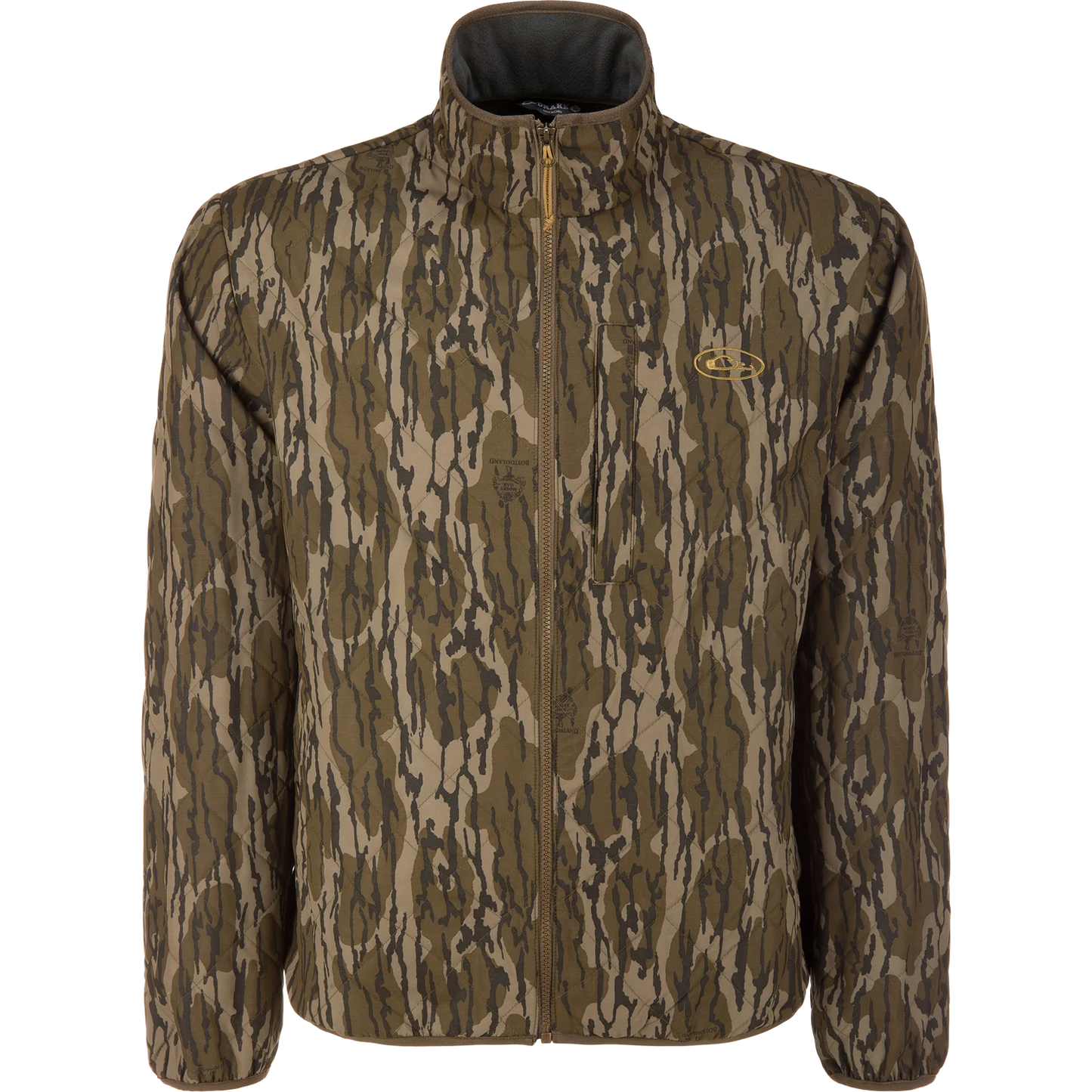 Delta Fleece-Lined Quilted Jacket - Mossy Oak Bottomland