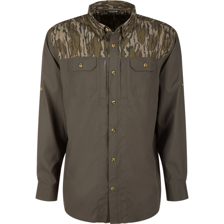 Wingshooter Trey Shirt - Mossy Oak Bottomland