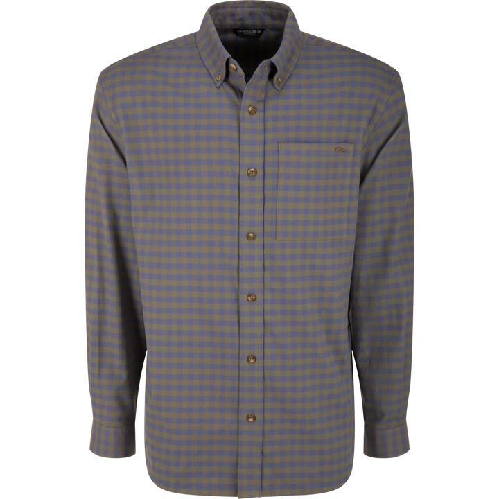 Autumn Flannel Shirt - Daybreak Check Plaid