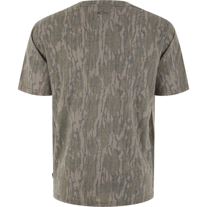 Drake Head Tri-Blend Crew Short Sleeve T-Shirt - Original Bottomland