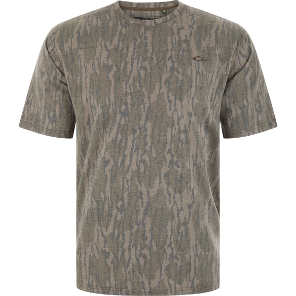 Drake Head Tri-Blend Crew Short Sleeve T-Shirt - Original Bottomland