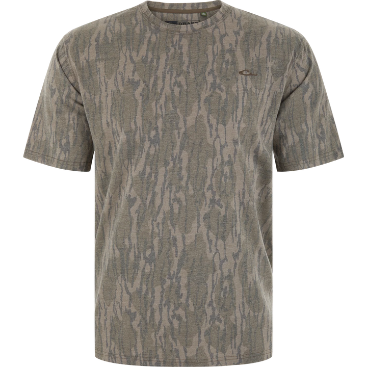 Drake Head Tri-Blend Crew Short Sleeve T-Shirt - Original Bottomland