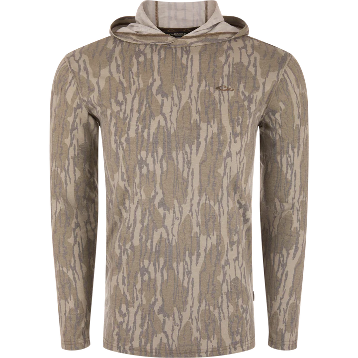 Drake Tri Blend Hoodie LS - Original Bottomland
