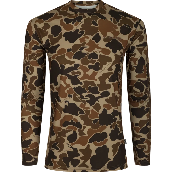Youth Performance Crew L/S - Old School Camo
