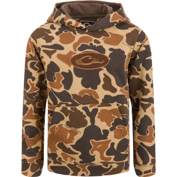 Youth Three End Old School Hoodie - Old School