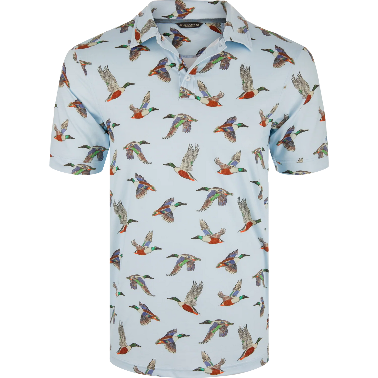 Drake Polo Flying Spoonie Short Sleeve Shirt - Nantucket Breeze