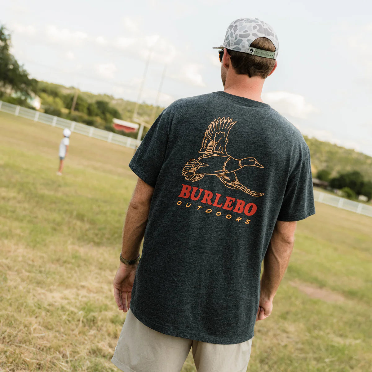 SS Tee - Duck Wild - Heather Black