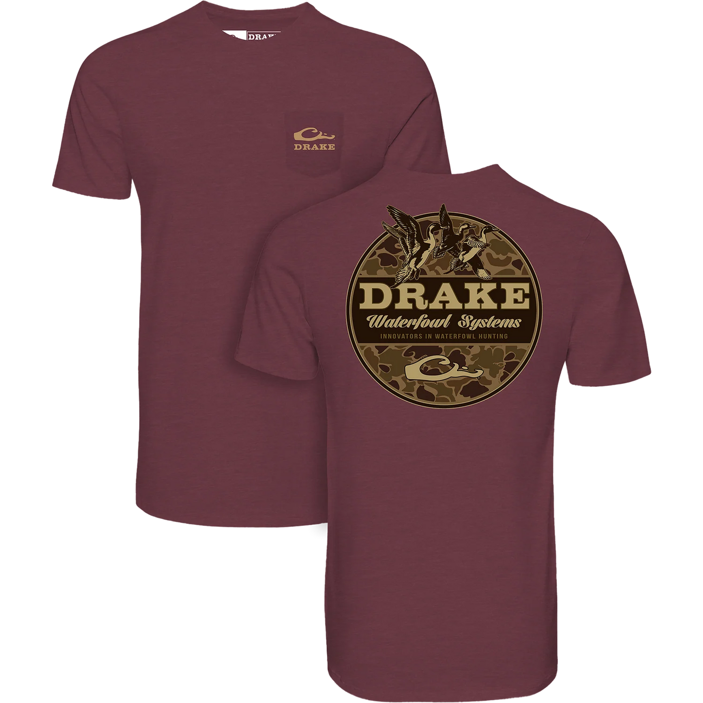 Old School Circle Tee - Tawny Port