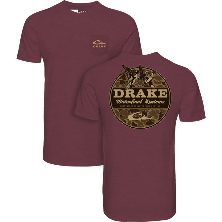 Old School Circle Tee - Tawny Port