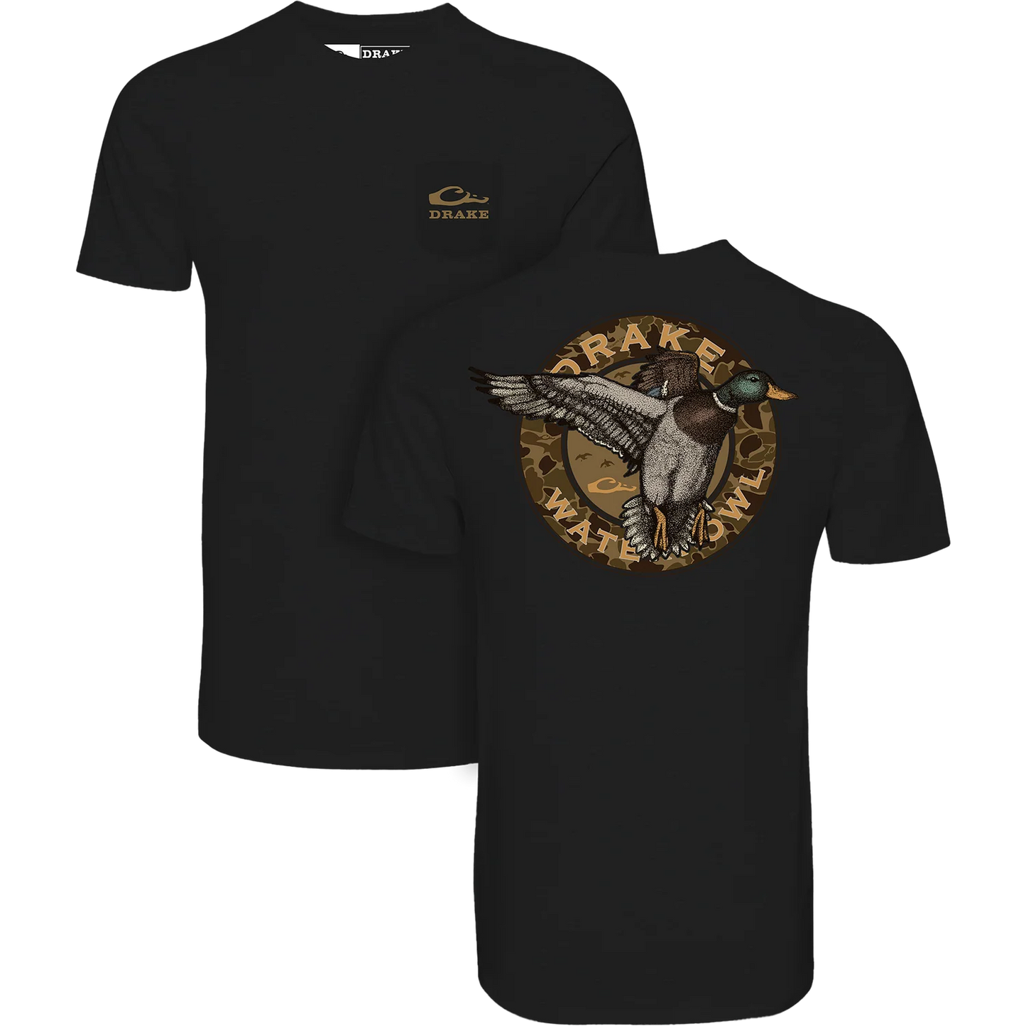 Circle Mallard Tee - Black
