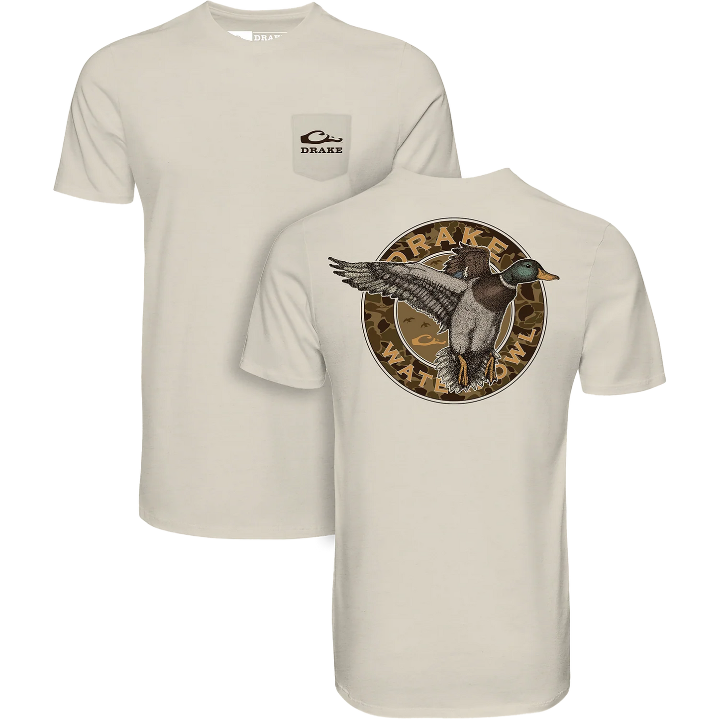 Circle Mallard Tee - Turtledove