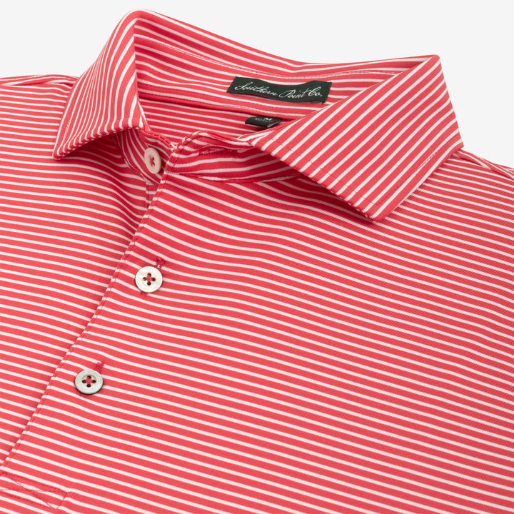 Youth Dune Stripe- Washed Red- White