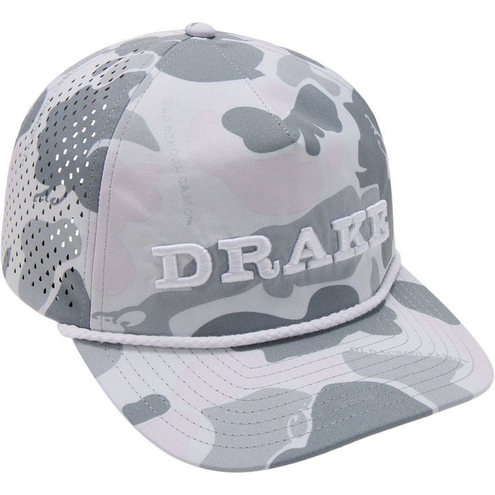 Perforated Flatbill Roper Cap - Old School Monument