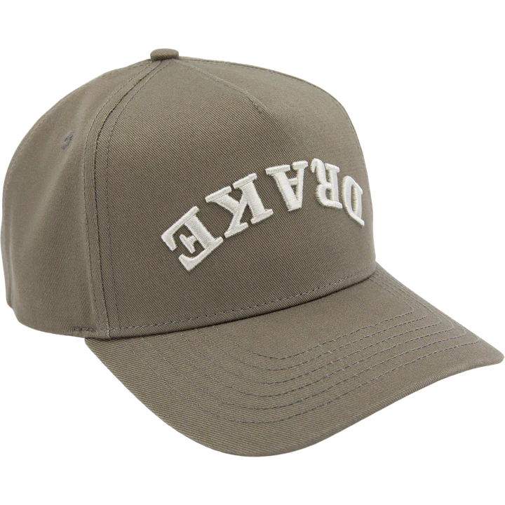 Drake X Lost Hat Easy 5 Panel Cap - Mud Brown