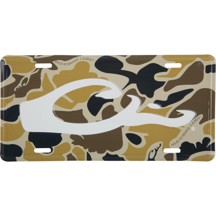 Drake® Head License Plate Old School