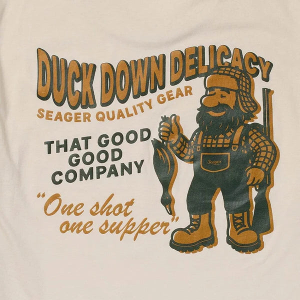 Duck Down Delicay Tee- Cream