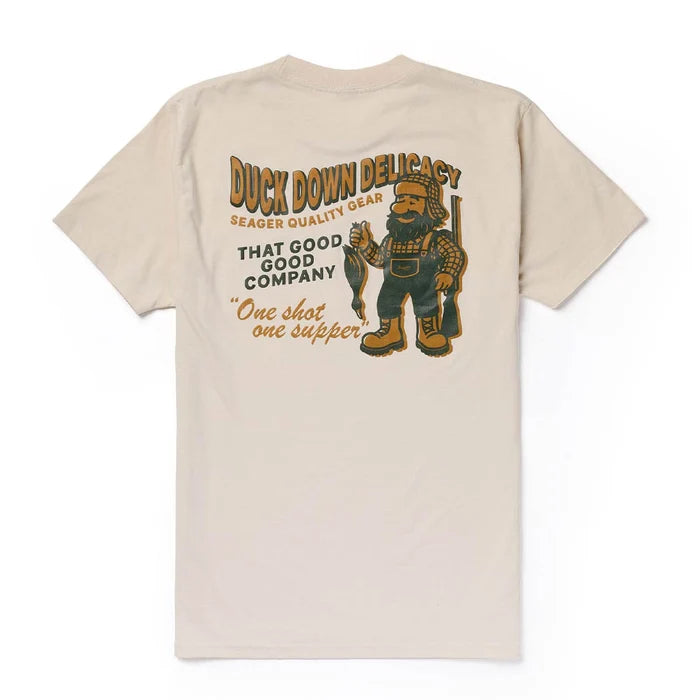 Duck Down Delicay Tee- Cream