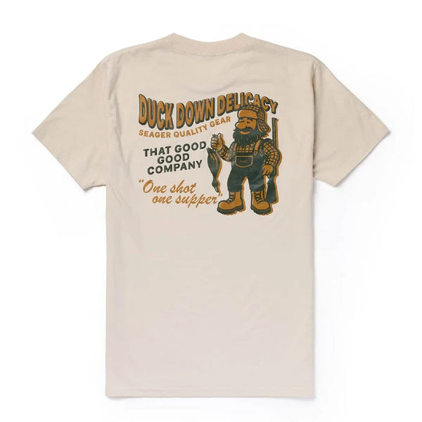 Duck Down Delicay Tee- Cream