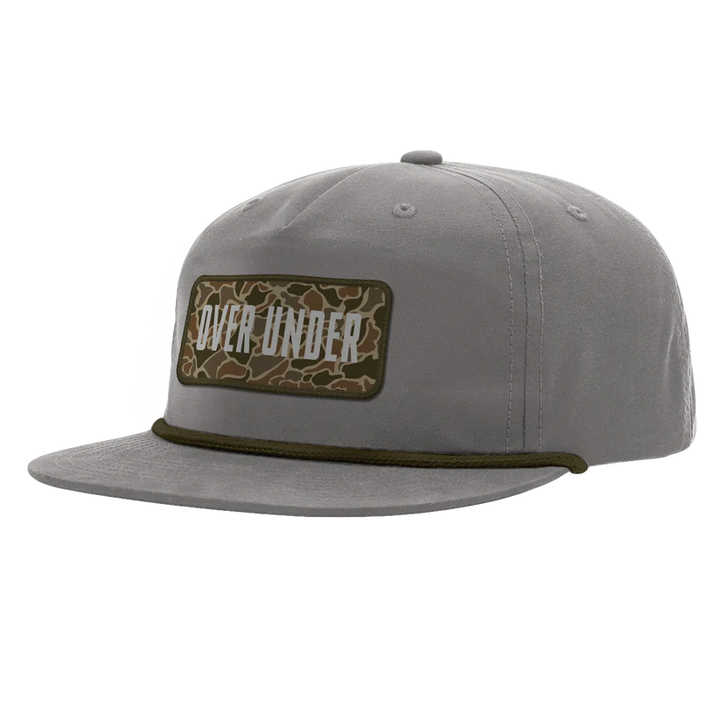 Duck Camo Badge Rope Hat - Light Charcoal