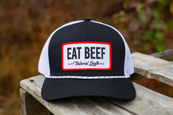 Eat Beef Trucker - Black/White