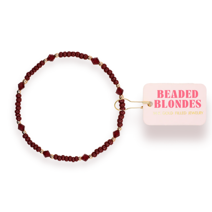 Eleanor Bracelet - Burgundy