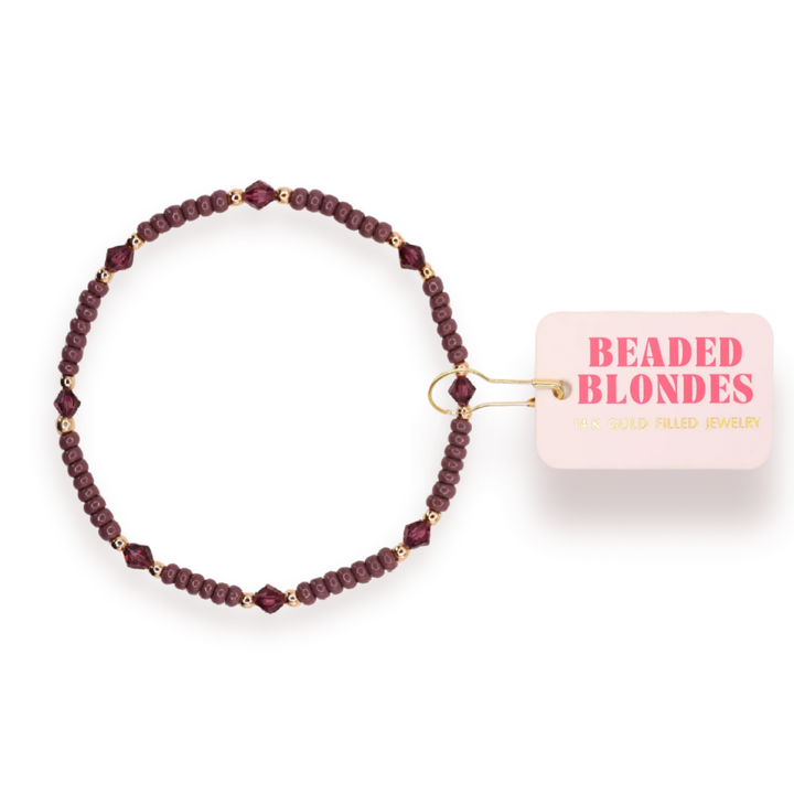 Eleanor Bracelet - Plum