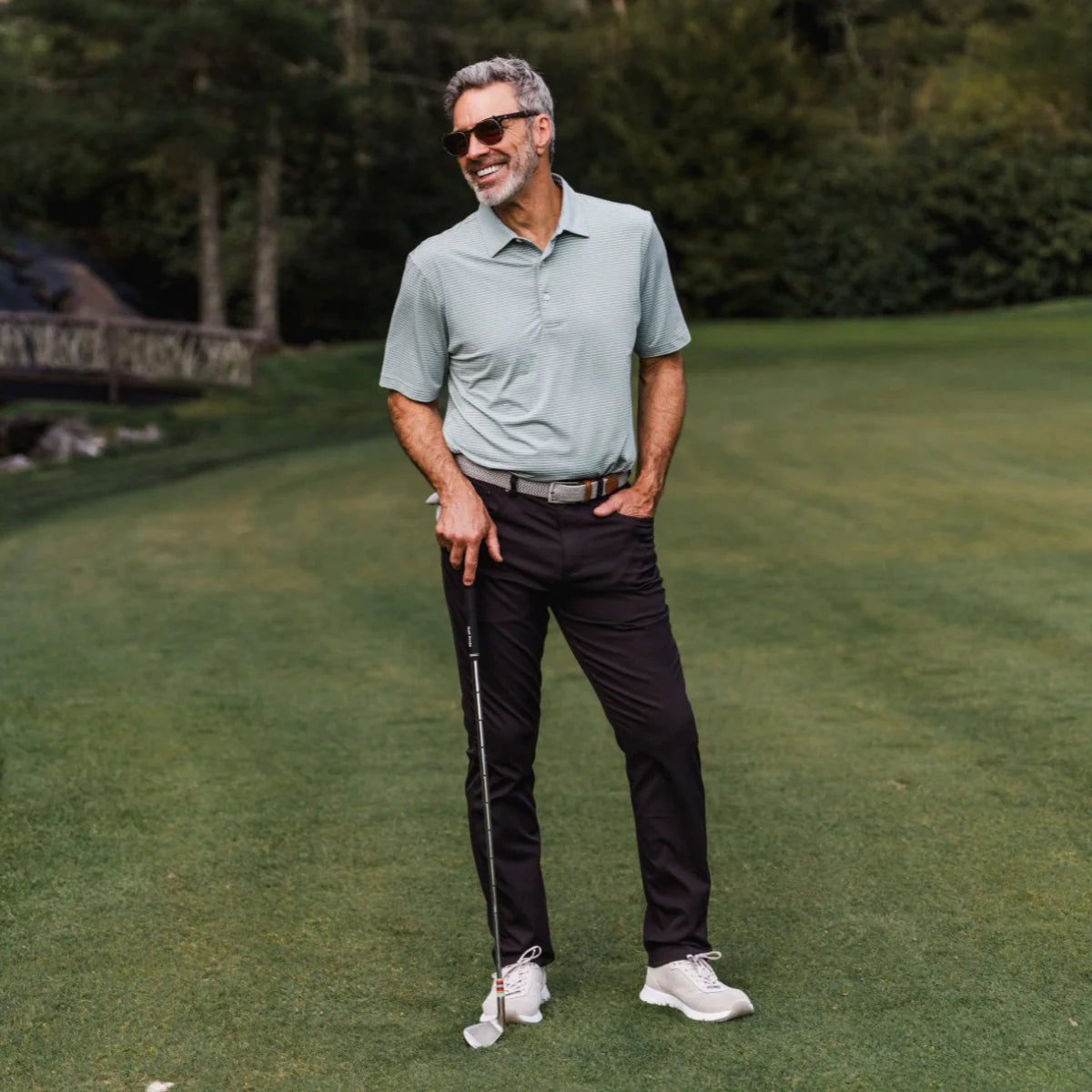 Laurel Green Evans Performance Polo