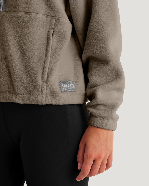 Women's Ashridge Fleece Half Zip - Fossil
