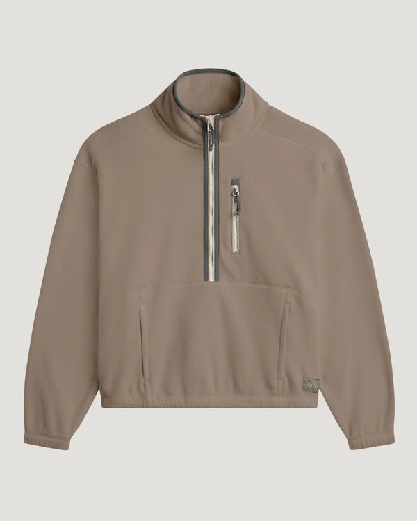 Women's Ashridge Fleece Half Zip - Fossil