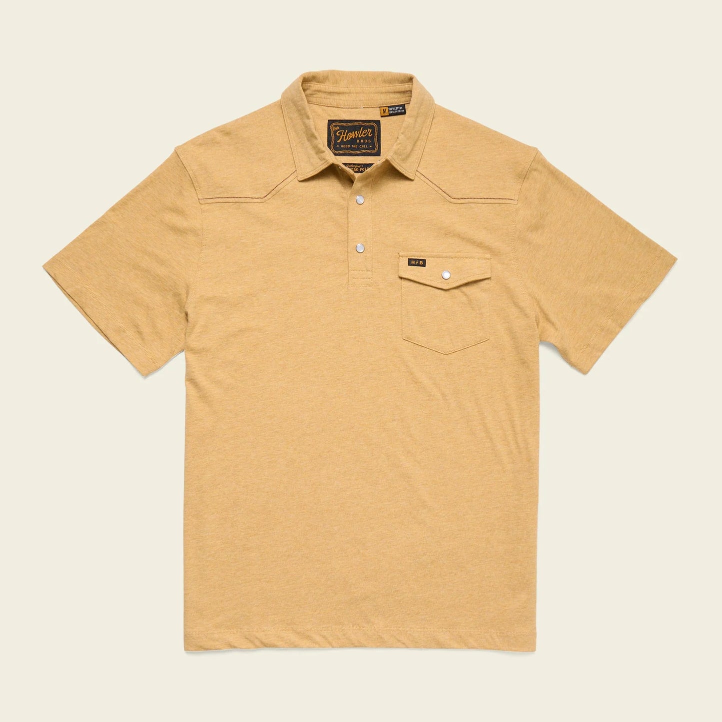 Ranchero Polo - Old Gold Heather